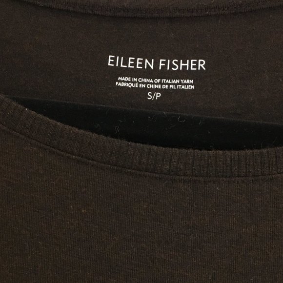 Eileen Fisher Round Neck Long Knit Top size small - Picture 2 of 4